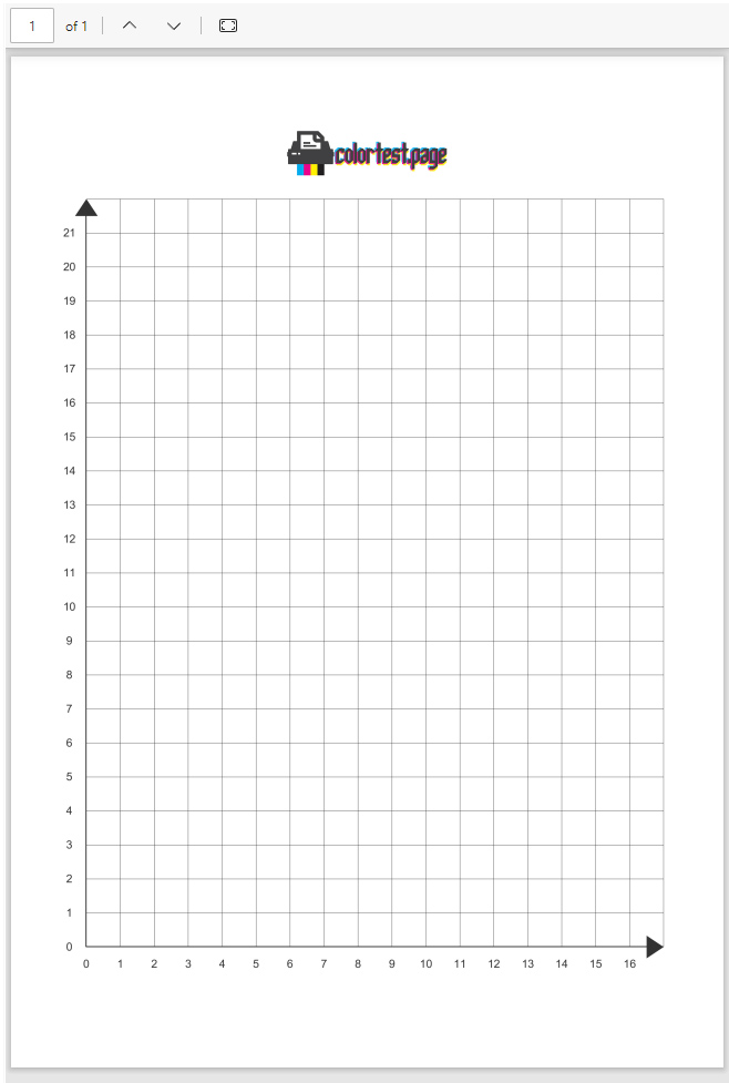 1cm graph paper with axis