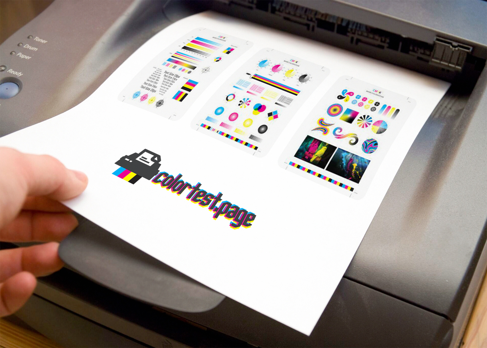 Printer color test pages download all
