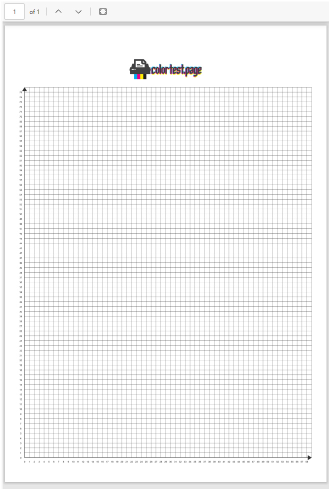 ⅛ inch graph paper with axis